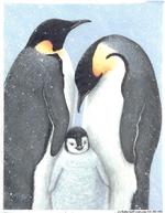 penguins, babies, Christmas