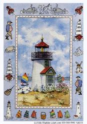 Paintworks Paint by Number #91008 Lighthouse Cove by Edie Hopkins 16x20  New/ NIB