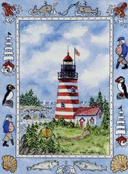 West Quoddy Light, Lighthouse, Maine