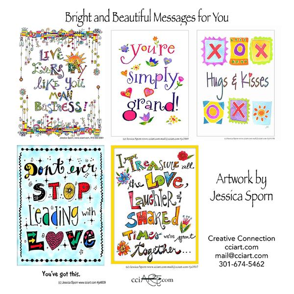 Bright and Beautiful Messages to inspire you.
